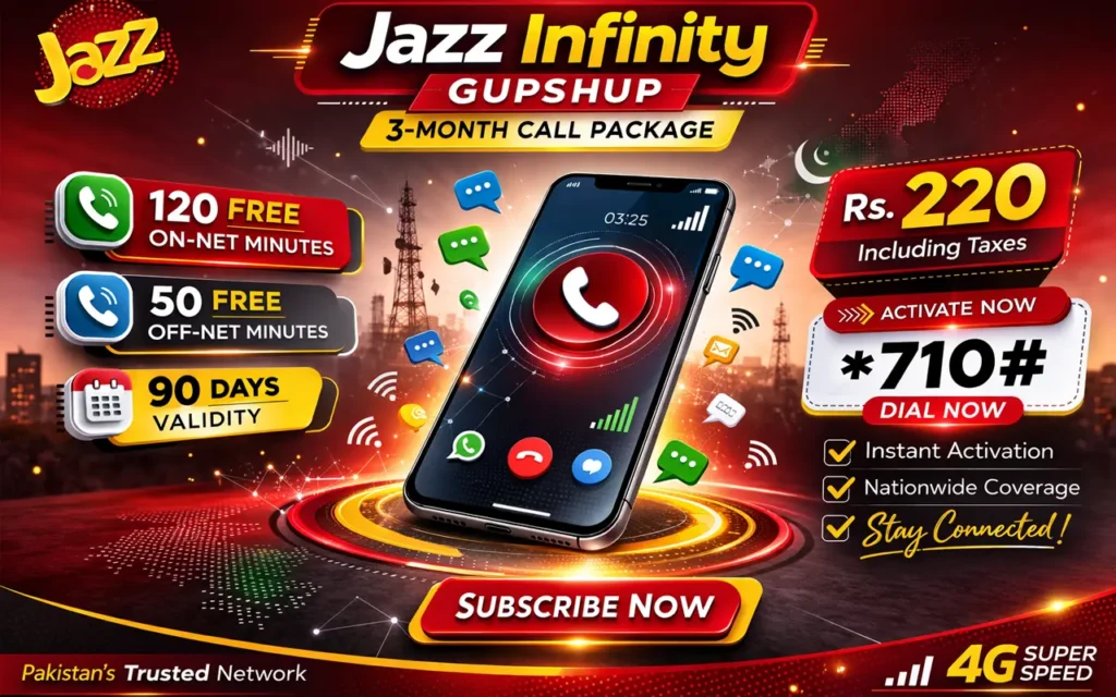 Jazz 3 Months Call Package