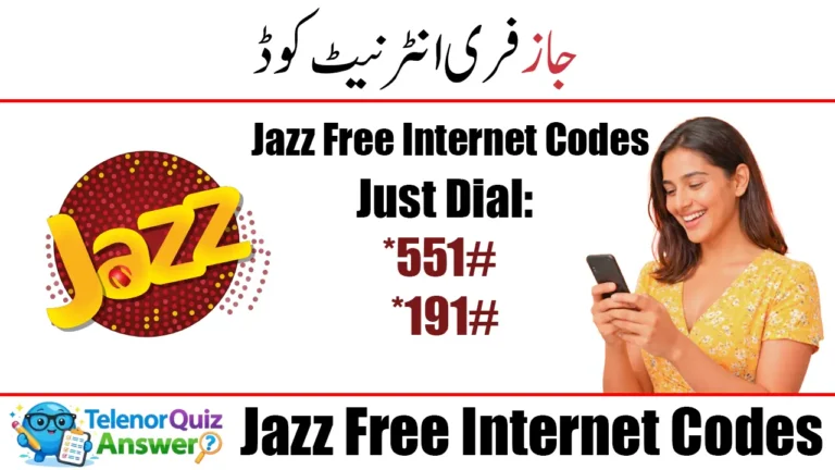 Jazz Free Internet Codes
