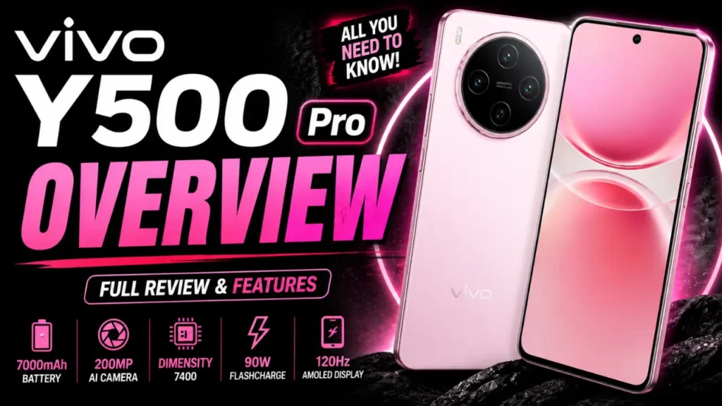 Vivo Y500 Pro Price In Pakistan – Latest Specs, Features & Review